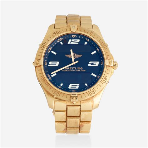 breitling aerospace k65062 solid 18kt gold|Breitling Aerospace Reference K65062, A Yellow Gold Quartz .